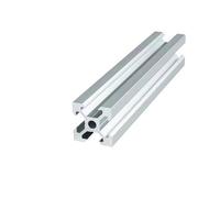 GRASAKY Linee di assemblaggio industriali for guide lineari standard europee con profilo in alluminio anodizzato con scanalatura a V del 2020 Quadro(500mm long)
