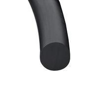 GRASAKY Spugna di fluoro nera O Guarnizione for porta auto Protezione for guarnizione in schiuma for porta auto Guarnizione di riempimento in gomma Guarnizione in gomma 1 metro 2 metri Striscia angola