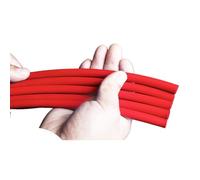 GRASAKY Tubo da 2mm x 4mm Accessori for stampante 3D Tubo in PTFE Tubo di alimentazione con ugello remoto Resistenza alle alte temperature 1 metro Trasporto(Red)