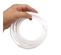 GRASAKY Tubo da 2mm x 4mm Accessori for stampante 3D Tubo in PTFE Tubo di alimentazione con ugello remoto Resistenza alle alte temperature 1 metro Trasporto(White)