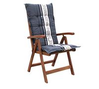 GRASEKAMP Qualität seit 1972 10682 Garden Grey - Cuscino da Giardino, Pieghevole, Colore: Grigio