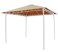 GRASEKAMP Qualität seit 1972 48002 - Tetto di ricambio universale, 293 x 293 cm, in poliestere beige con protezione UV, impermeabile