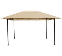 GRASEKAMP Qualität seit 1972 Gazebo Antico Amalfi Flex 3 x 4 m Beige Gazebo da giardino