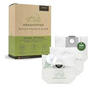 GRASHÜPFER® ReuseMe - Sacchetti riutilizzabili con cerniera, 3 pezzi, S8+, S8 Pro Ultra, S7 Pro Ultra, S7 MaxV Pro Ultra, Q7 Max+, Q8 Max+ (Per Dreame)