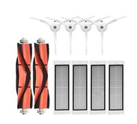 GRASKY / Adatto per Xiaomi Mijia SDJQR01RR 1S e Rockrobo Aspirapolvere V1 Robot Aspirapolvere Kit Parti Kit Spazzola Laterale Principale Filtro Ruota (colore: Set K)
