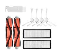 GRASKY Set intero parti/adatto per Xiaomi Mijia 1 C Mi Robot Aspirapolvere Cleaner SKV4093GL, rullo centrale spazzola laterale filtro HEPA panno ruota (colore: Set N)