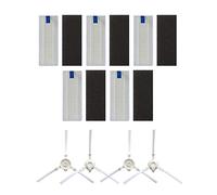 GRASKY Spazzola Laterale + Filtro/Fit for Rowenta Smart Force Essential Aqua Aspirapolvere Accessorio di Ricambio Pezzi di Ricambio Spazzole Laterali for aspirapolvere