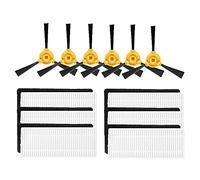 GRASKY Spazzola laterale Hepa filtro roll kit di spazzole/adatto per Ecovacs CEN360 DEEBOT N79S N79; / Adatto per Conga ; / Adatto per Excellence 990 Iboto Aqua V710 copertura della spazzola (colore: