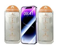 Grasoftness Screen Protector, 2pcs Tempered Glass Screen Protector for Iphone 16, with Anti-Scratch Anti-Fingerprint Privacy, Auto Dust-Free Install, for Iphone Series (2Pcs*HD,14Plus)
