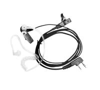 Grasps Cuffie radio gratuite con tubo uditivo staccabile piano e telecomando Push To Talk per ristoranti luoghi edificio morbido auricolare auricolare di comunicazione