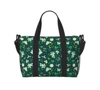 Grass and Dove - Borsa a tracolla da donna, con stampa, portatile, adatta per allenamenti in palestra, pendolarismo e viaggi