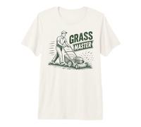 Grass Master Falciatura del Prato Giardinaggio papà Maglietta Premium