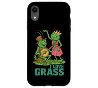Grasshopper-Banjo Love-Bluegrass-Music, Country-Music Banjo Custodia per iPhone XR