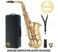 Proel Grassi GR SAL700 Sassofono Contralto School Laccato Chiave Mib + Custodia