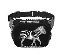 Grassland Zebra, marsupio multifunzione, unisex, alla moda, borsa messenger, borsa da viaggio e sport