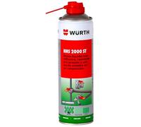 Grasso adesivo HHS 2000 ST Super Tack Wurth - 500 ml, resistenza ad alte pressioni e temperature, ideale per catene da moto, cerniere e cavi, senza silicone, resistente all'acqua e agli acidi