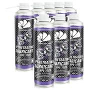 GRASSO ADESIVO SPRAY 8x 500 ml LUBRIFICANTE EFFETTO LUBRIFICANTE PER OLIO...
