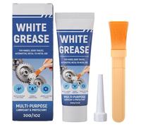 Grasso Al Litio Bianco | 30 grammi Resistente All'Acqua Multiuso | Grasso in tubo per cuscinetti ruota,Adatto A Freni, Ingranaggi, Catene, Ruote, Macchinari, Auto, E Casa