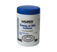 GRASSO AL LITIO MULTIUSO PROFESSIONALE MAURER BARATTOLO DA 1 KG PER INDUSTRIA