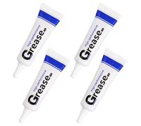 Grasso Al Silicone, 4 Piezas Grasso per Valvole Idrauliche per O, Lubrificante Siliconico, Lubrificante Sanitario Qualità Alimentare, Adatto a Varie Valvole e Depuratori D'acqua (10G)