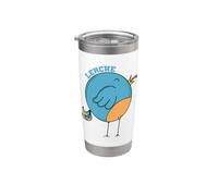 grasso Allodola sonno Tipo early Bird Bicchiere termico in acciaio inox doppia parete