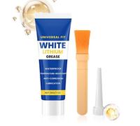 Grasso Bianco al Litio | Crema Lubrificante Impermeabile per Ingranaggi,Grasso per Cuscinetti Ruota,Per Appassionati Auto Meccanici Domestici Manutenzione Flotte Restauratori Auto Parti