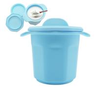 grasso con filtro - Vaso per la cattura del grasso in acciaio inossidabile, filtro a rete rimovibile | di stoccaggio 'olio resistente, trappola per grasso resistente agli schizzi, recip