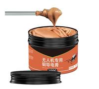 Grasso Conduttivo Al Rame - Grasso 100g Resistente ad Alta Temperatura | Lubrificante Conduttivo per Attrezzature Marine Automotive Macchinari Industriali Mozzi Ruota