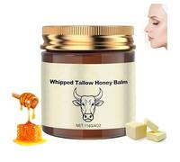 Grasso di manzo per la pelle, balsamo di sebo montato per il viso, idratazione e nutrizione profonda, idratante naturale per viso e corpo, sollievo per pelli secche e sensibili (1 pz)