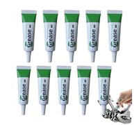 Grasso dielettrico - Grasso di silicone da 10 pezzi per candele, connettori elettrici e parti del freno | Composto isolante ad alta temperatura, lubrificante del terminale motore, gel protettivo di li