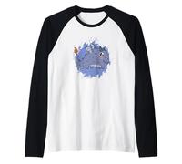 Grasso Kawaii Dragon Tail Sta bruciando Maglia con Maniche Raglan