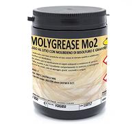 Grasso lubrificante al litio NLGI 2 con molibdeno di bisolfuro e grafite per cariche e alte temperature - 850g - MOLIGREASE MoS2