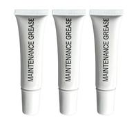 Grasso lubrificante al silicone - Grasso lubrificante per idraulici 3 pezzi | Grasso lubrificante al silicone per idraulici da 10 ml | Grasso siliconico per tubi flessibili, lubrificante