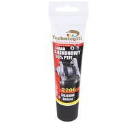 Grasso lubrificante con silicone 55% e PTFE per il gruppo freni a disco e a ceppo, guarnizioni in gomma, candele di accensione; di alta qualità, contenuto: 100 ml