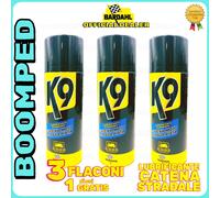 GRASSO LUBRIFICANTE SPRAY CATENA STRADALE BARDAHL K9 3x400ML CHAIN LUBE 03BD25