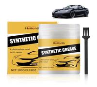 Grasso per Auto, Grasso Multiuso, Grasso per Auto Alta Temperatura con Spazzola, Grasso per Ridurre l'Attrito e l'Usura di Importanti Componenti Automobilistici, 100g