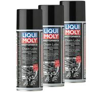 Grasso per Catena Lube Liqui Moly Motocicletta Spray Lubrificante 3 X 400 ML