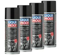 Grasso per Catena Lube Liqui Moly Motocicletta Spray Lubrificante 4 X 400 ML
