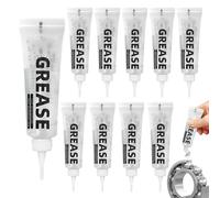 Grasso Sintetico,10 Pezzi Lubrificante Trasparente - Grasso per Auto ad Alto Carico,Per Il Freno, La Porta, Il Garage, Rimorchio, I Macchinari, Gli Ingranaggi, Gli Autoveicoli