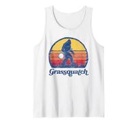 Grassquatch! Funny Bigfoot & Banjo Bluegrass Sasquatch Shirt Canotta