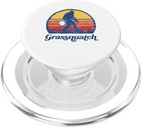 Grassquatch! Funny Bigfoot & Banjo Bluegrass Sasquatch Shirt PopSockets PopGrip per MagSafe