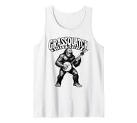 Grassquatch! Sasquatch Bluegrass Banjo Bigfoot Retro Canotta