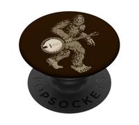 Grassquatch! Vintage Bigfoot & Bluegrass Banjo Music PopSockets PopGrip Adesivo