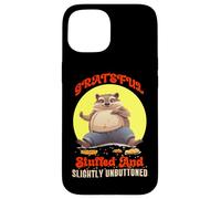 GRAT AND FUR STUFFED AND SLIGHTLY UNBUTTONED Custodia per iPhone 15