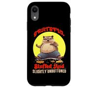 GRAT AND FUR STUFFED AND SLIGHTLY UNBUTTONED Custodia per iPhone XR