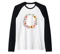 Grateful and Blessed to Be Called Mama Festa della mamma floreale Maglia con Maniche Raglan