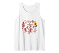 Grateful and Blessed to Be Callled Mama Festa della mamma Fiori Canotta