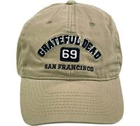 Grateful Dead Cappello San Fran '69 Cappellino da Baseball, Cachi, Taglia Unica Uomo