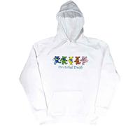 Grateful Dead Felpa con Cappuccio Dancing Bears Band Logo Nuovo Ufficiale Unisex Size XXL
