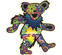 Grateful Dead Mod Bear Sticker / Decal 10,5 x 4,75 pollici con 4 extra mini adesivi